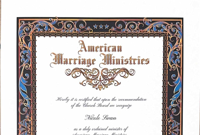 officiate your wedding or ring ceremony